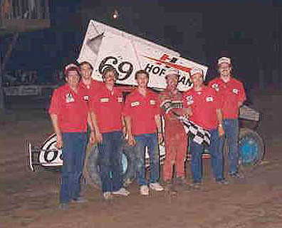 Hoffman Auto Racing on Victory Lane At Moberly  Missouri